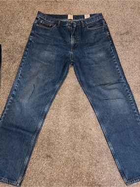 RedHead Men's Straight Jeans in Dark Blue Denim